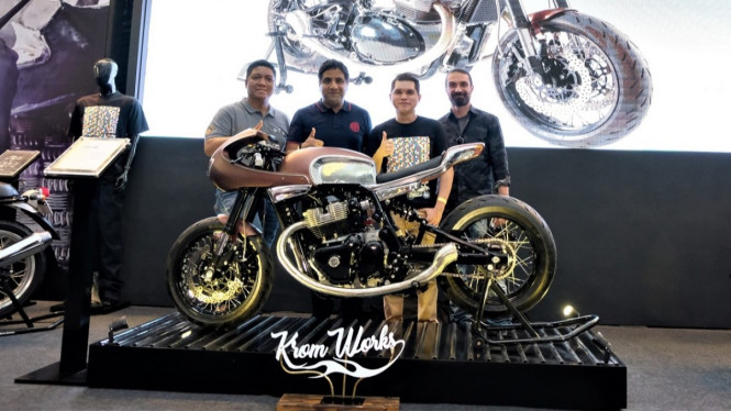 Royal Enfield Continental GT 650 di Kustomfest 2019