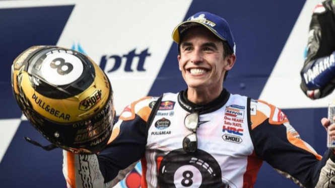 Marc Marquez raih gelar juara dunia ke-8