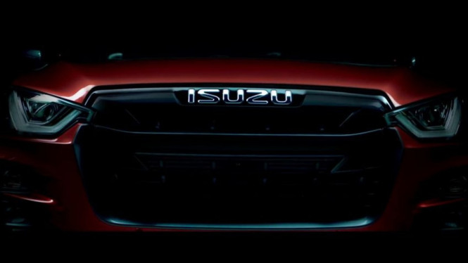 Teaser Isuzu D-Max generasi ketiga.