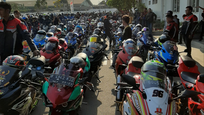 Suzuki gelar sunmori libatkan ribuan bikernya.