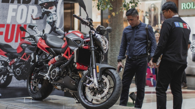 Aprilia Shiver 900 di Indonesia
