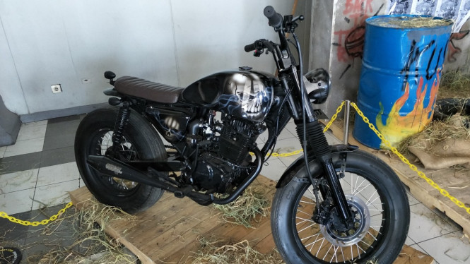 Motor Custom Vermis 1908 karya narapidana Nusakambangan