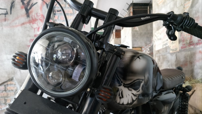 Vermis 1908, motor custom garapan narapidana Nusakambangan