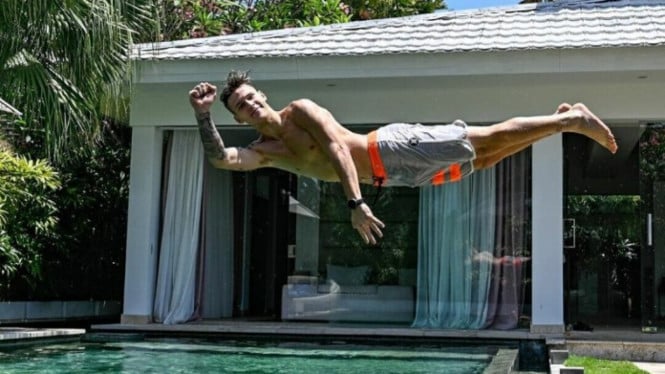 Quartararo liburan di Bali.