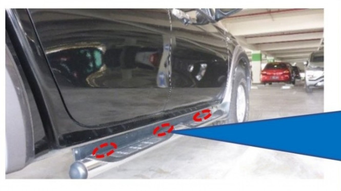 Mitsubishi Triton 2015-2016 bermasalah di foot step