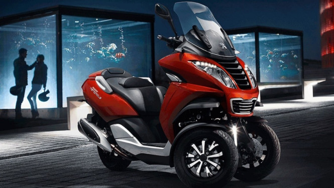 Motor listrik Peugeot e-Metropolis 400
