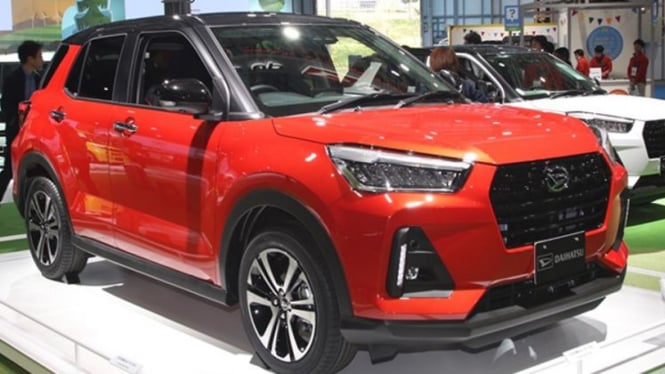 Daihatsu Rocky dipamerkan di Tokyo Motor Show 2019.