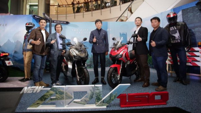 Honda ADV150 resmi meluncur di Thailand.
