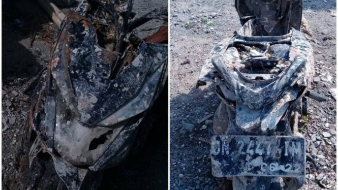 Honda Beat tenggelam setahun di laut.