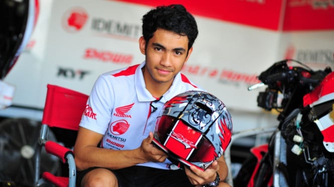 Pembalap Moto2 asal Indonesia, Andi Gilang