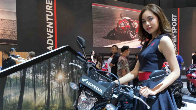 Ilustrasi booth Honda Motor