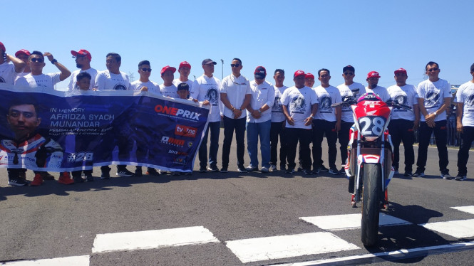 Tribute Afridza Munandar di Grand Final Oneprix Surabaya 2019