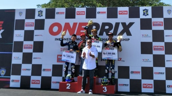 Podium race 1 kelas novice grand final