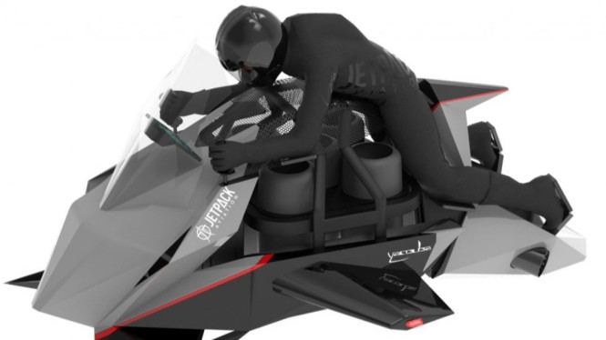 Jetpack Speeder, motor terbang.