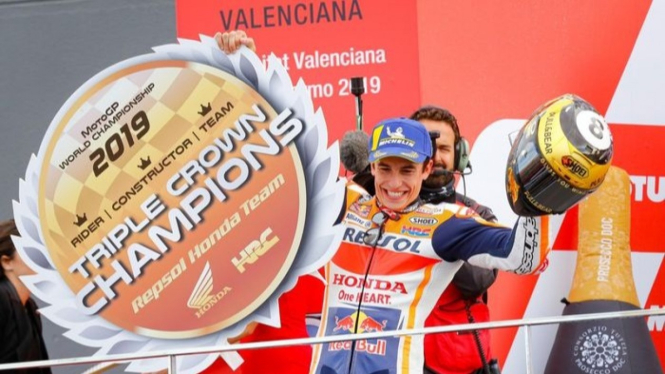Marc Marquez Triple Crown