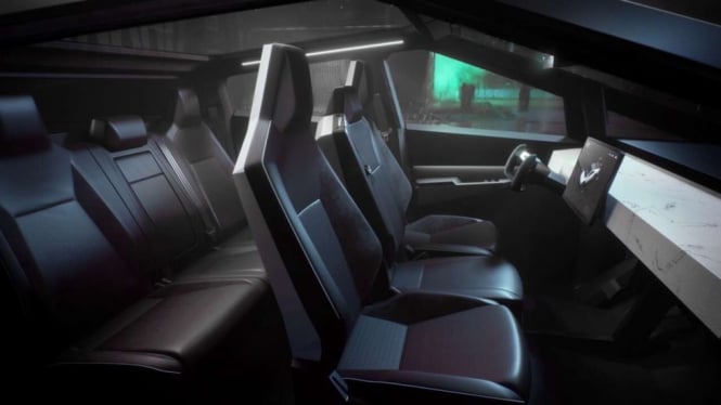 Interior Tesla Cybertruck