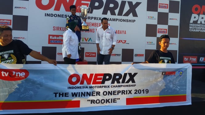 Aldy Satya Mahendra juara nasional kelas rookie oneprix 2019
