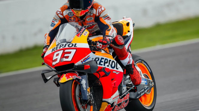 Pembalap Repsol Honda, Marc Marquez