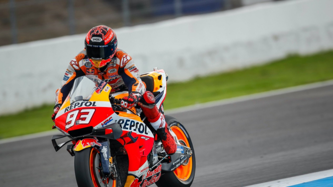 Pembalap Repsol Honda, Marc Marquez