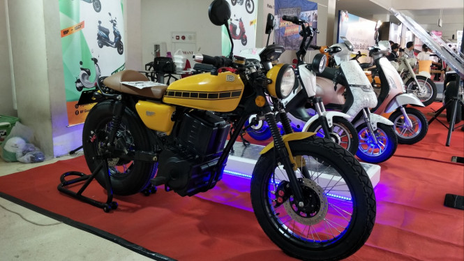 Cafe Racer bertenaga listrik Goodrich
