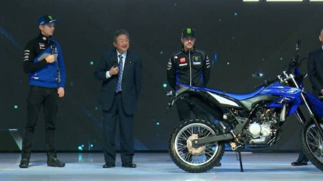 Maverick Vinales di peluncuran Yamaha