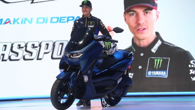 Maverick Vinales di Peluncuran NMAX Terbaru