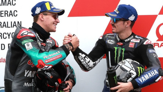 Fabio Quartararo dan Maverick Vinales