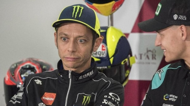 Fabio Quartararo dan Valentino Rossi