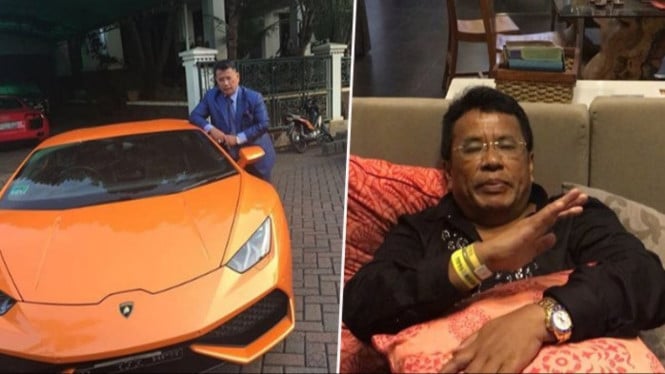 Hotman Paris bersama Lamborghininya.