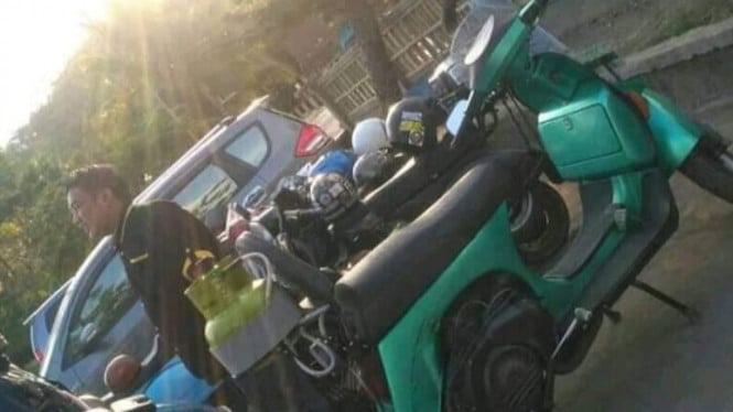 Vespa 2 tak Bahan Bakar Gas