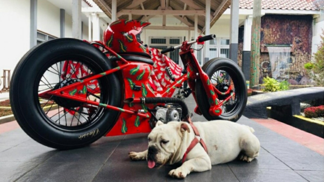 Motor Honda C70 garapan Napi Nusakambangan.