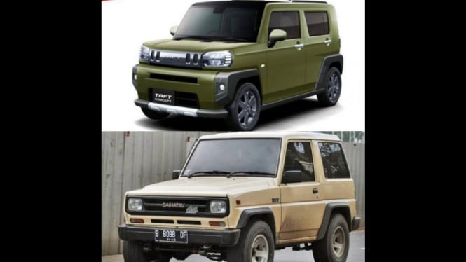 Daihatsu Taft lama dan Taft baru.