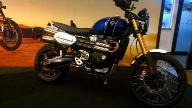 Modifikasi bergaya scrambler