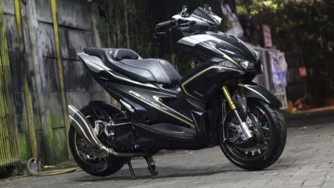 Yamaha Aerox modifikasi.