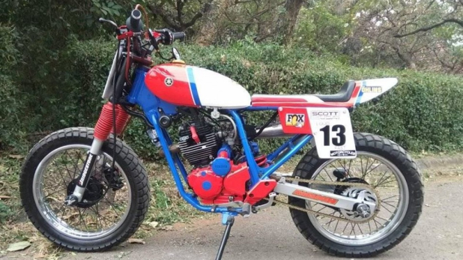 Modifikasi Yamaha Scorpio Diwa Custom