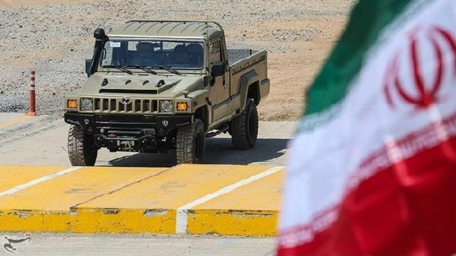 Mobil militer Iran berbasis Toyota Land Cruiser