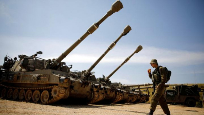 Tank militer.