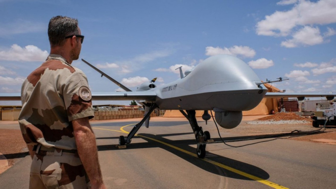 Drone MQ-9 Reaper yang digunakan untuk bunuh jenderal Iran.