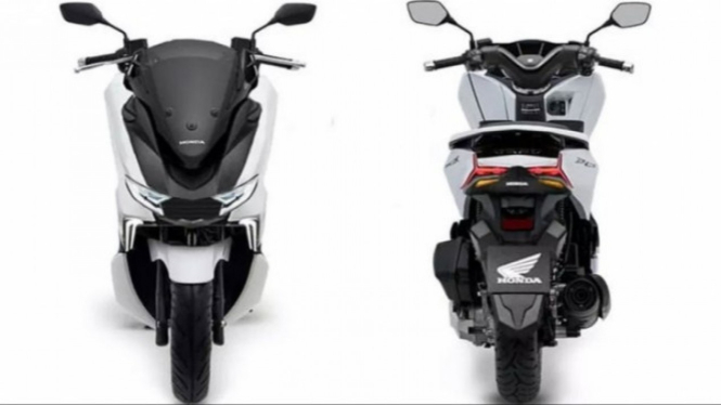 Honda PCX rendering.