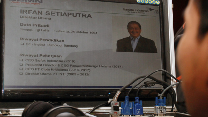 Dirut Garuda Indonesia, Irfan Setiaputra