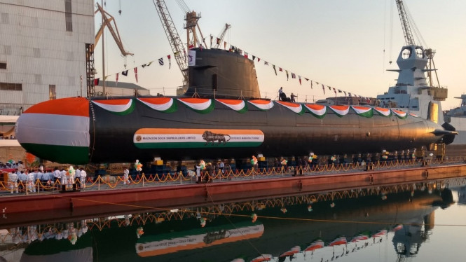 Kapal selam Scorpene asal Perancis