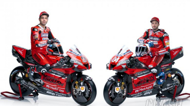 Ducati MotoGP perkenalkan livery baru dari motor andalannya.