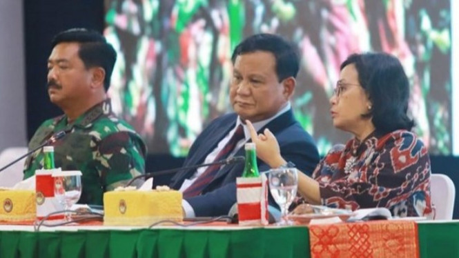 Sri Mulyani dan Prabowo Subianto