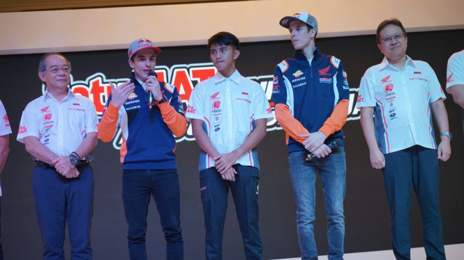 Marc Marquez dan pembalap Indonesia