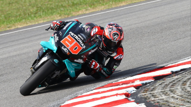 Pembalap Petronas Yamaha SRT, Fabio Quartararo