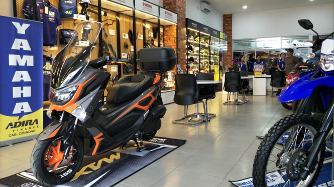 Yamaha Mekar Motor di Cibinong