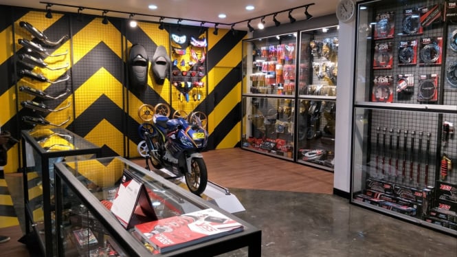 Yamaha Mekar Motor di Cibinong