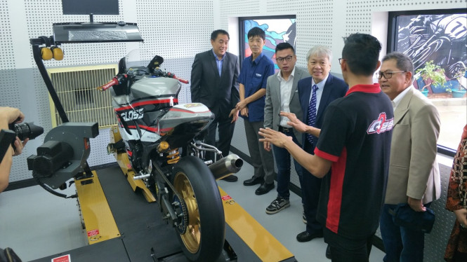 Dyno test di Yamaha Mekar Motor