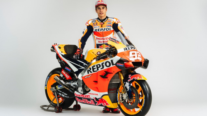 Pembalap Repsol Honda, Marc Marquez