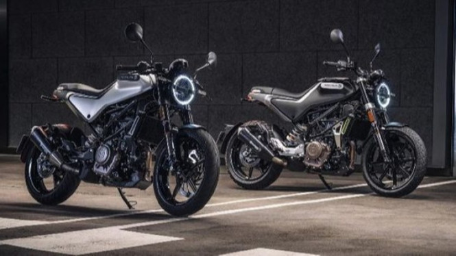 Husqvarna Vitpilen 250 dan Husqvarna Svartpilen 250